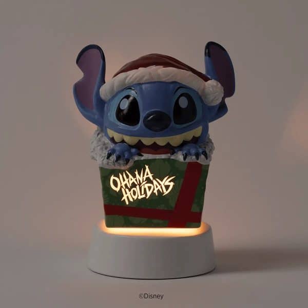 Disney Stitch Unleash the Holidays – Scentsy Mini Warmer with Tabletop Base Dark Setting